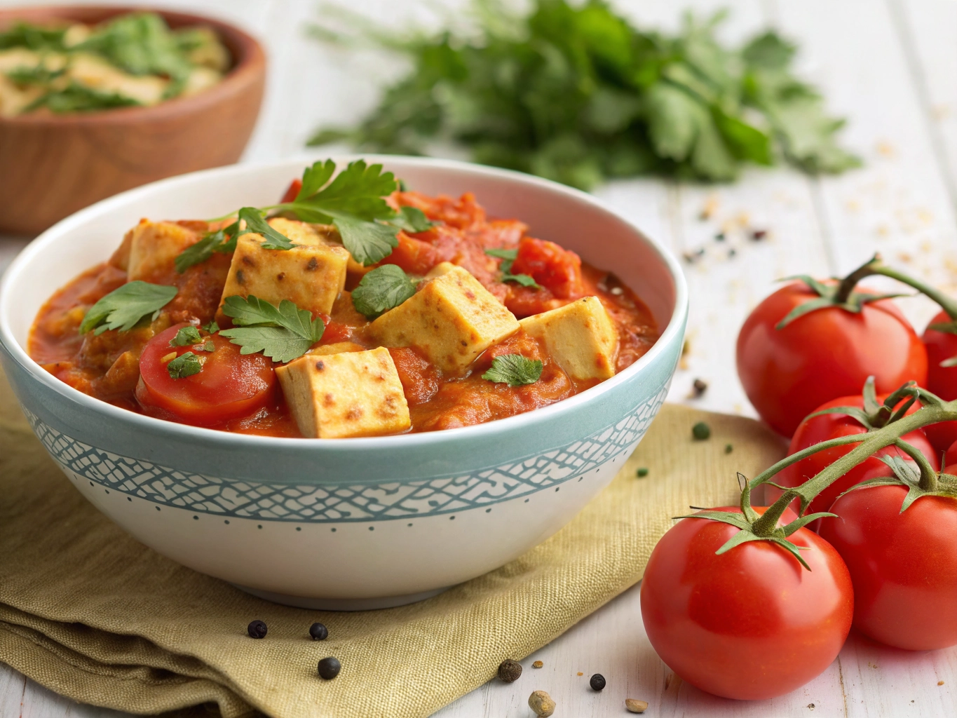 Tofu and Tomato Curry with Ella Mills