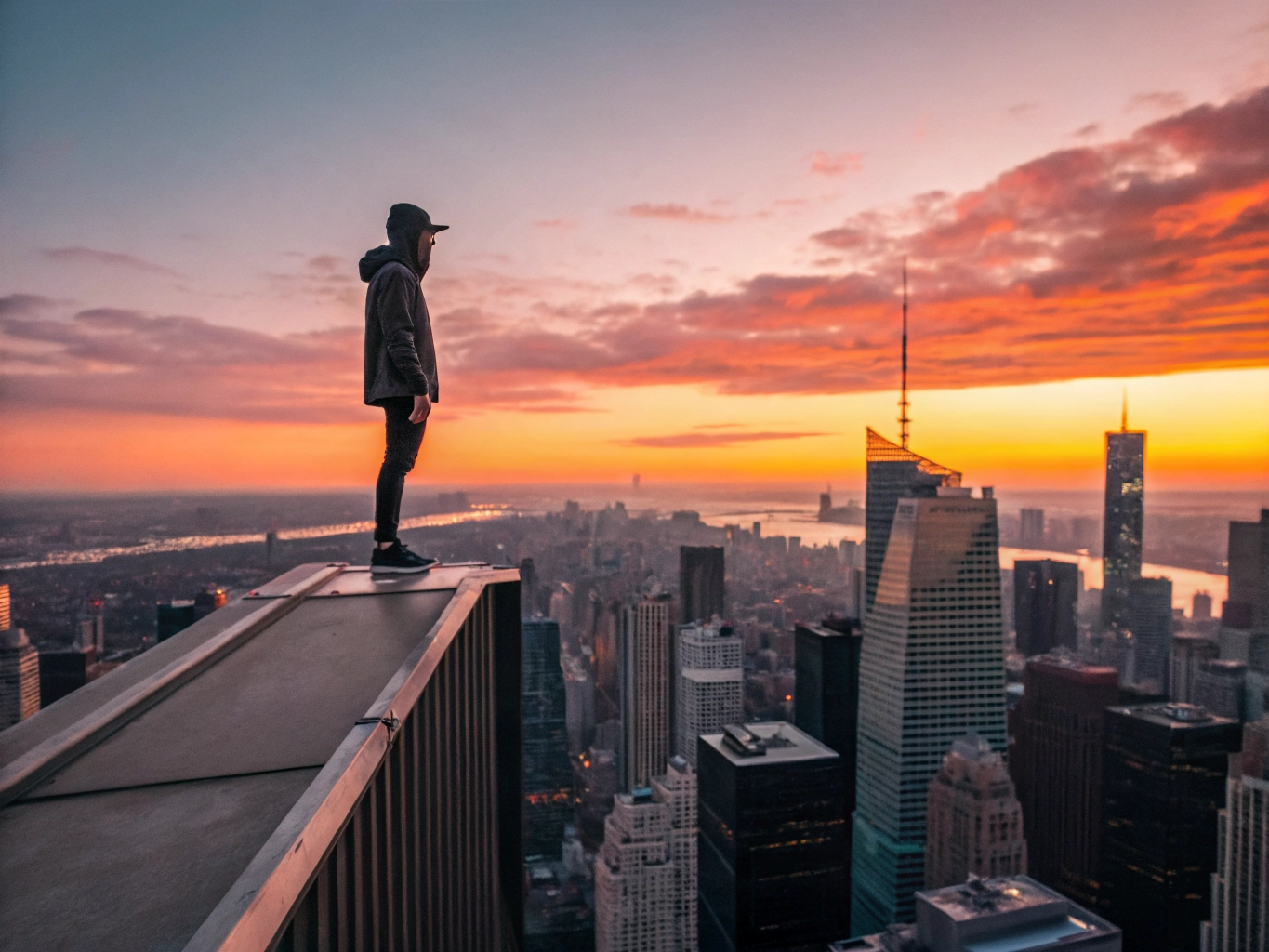 World's First Outdoor Tilting Adventure on the 75th Floor